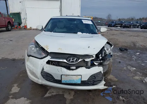 2012 Hyundai Veloster Base W/Gray from USA, damaged, VIN KMHTC6AD8CU057628